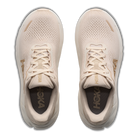 HOKA Arahi 9 women's stability running shoe in Alabaster/Oat Milk, top view