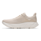 HOKA Arahi 9 women's stability running shoe in Alabaster/Oat Milk, medial view
