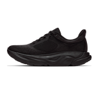 HOKA Arahi 9 women's stability running shoe in Black/Black, medial view