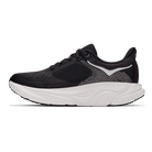 HOKA Arahi 9 women's stability running shoe in Black/White, medial view