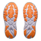 HOKA Arahi 9 women's stability running shoe in Frost/Cold Plunge Blue, outsole view