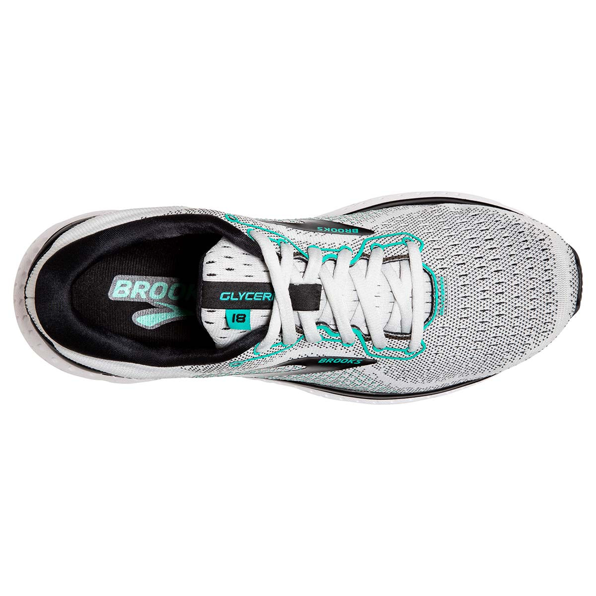 Brooks Glycerin 18 - Grey - Black - Atlantis