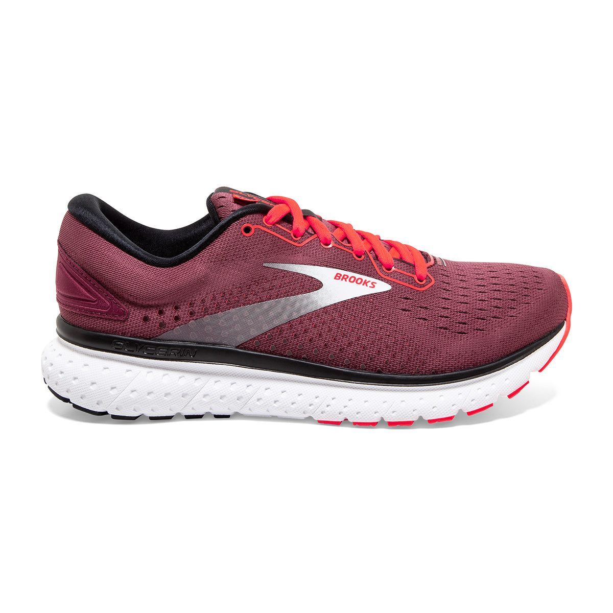 Brooks Glycerin 18 - Nocturne - Coral - White