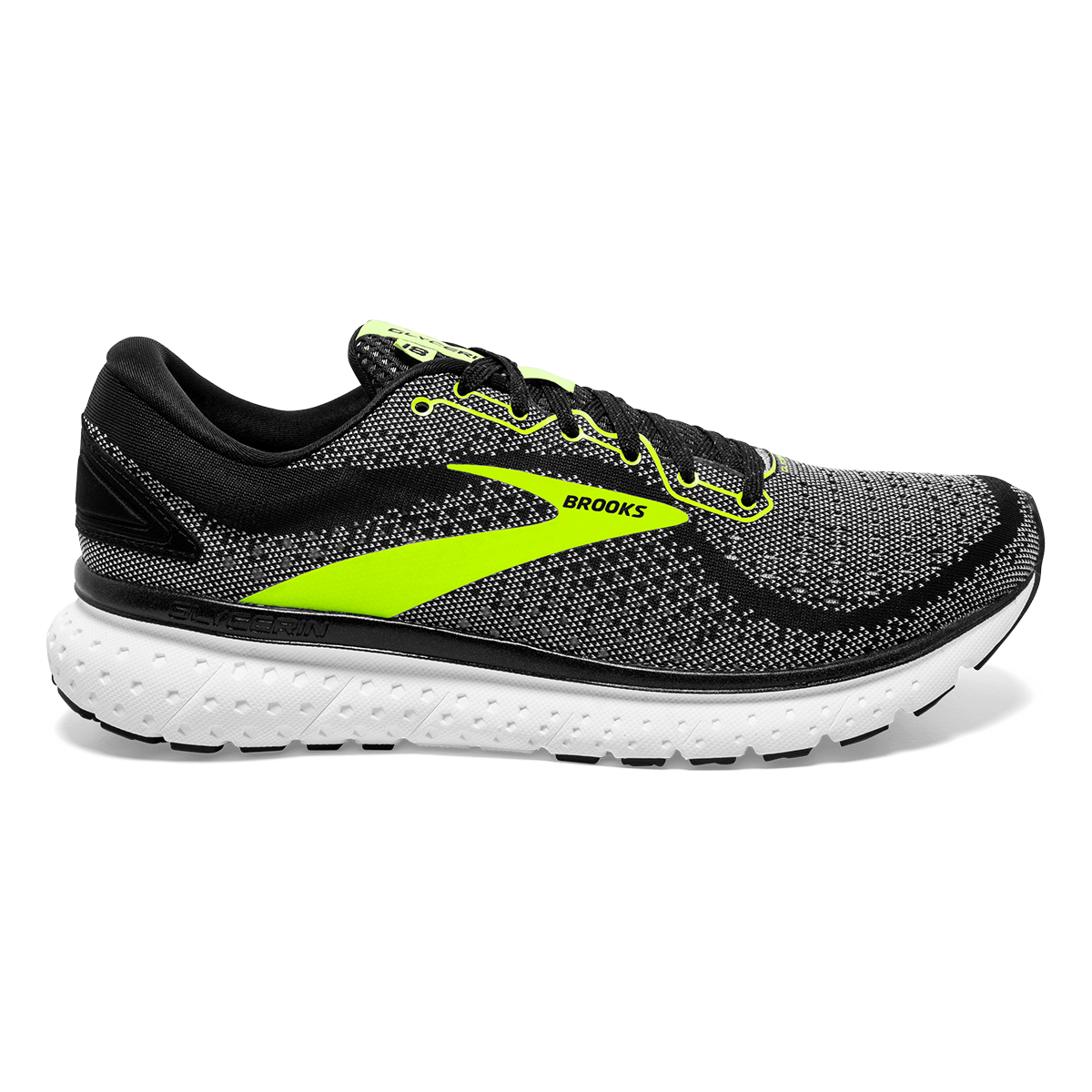 Brooks Glycerin 18 - Black - White - Nightlife