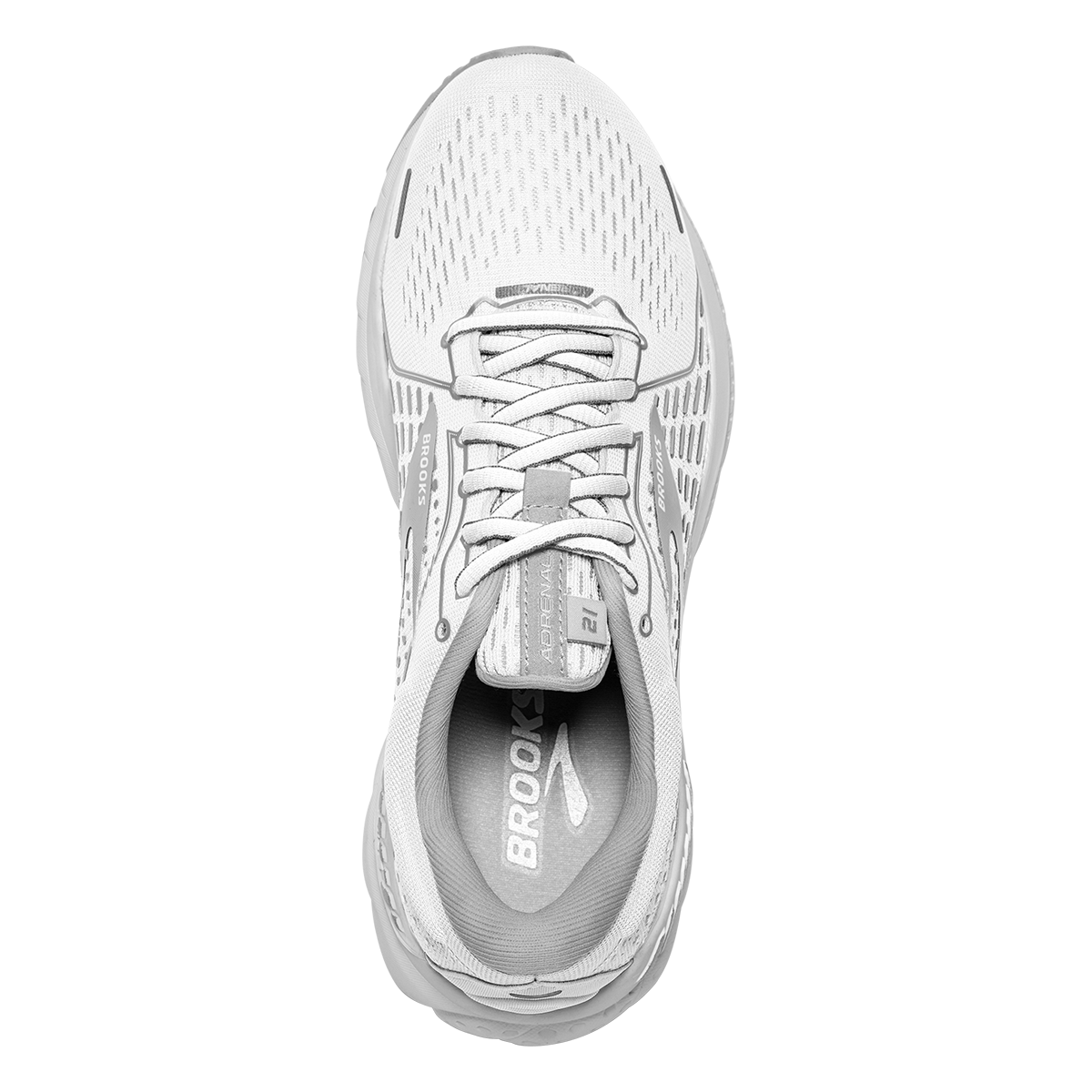 Brooks Adrenaline GTS 21 - White - Grey - Silver
