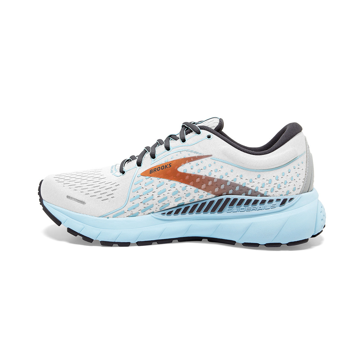 Brooks Adrenaline GTS 21 - White - Alloy - Light Blue