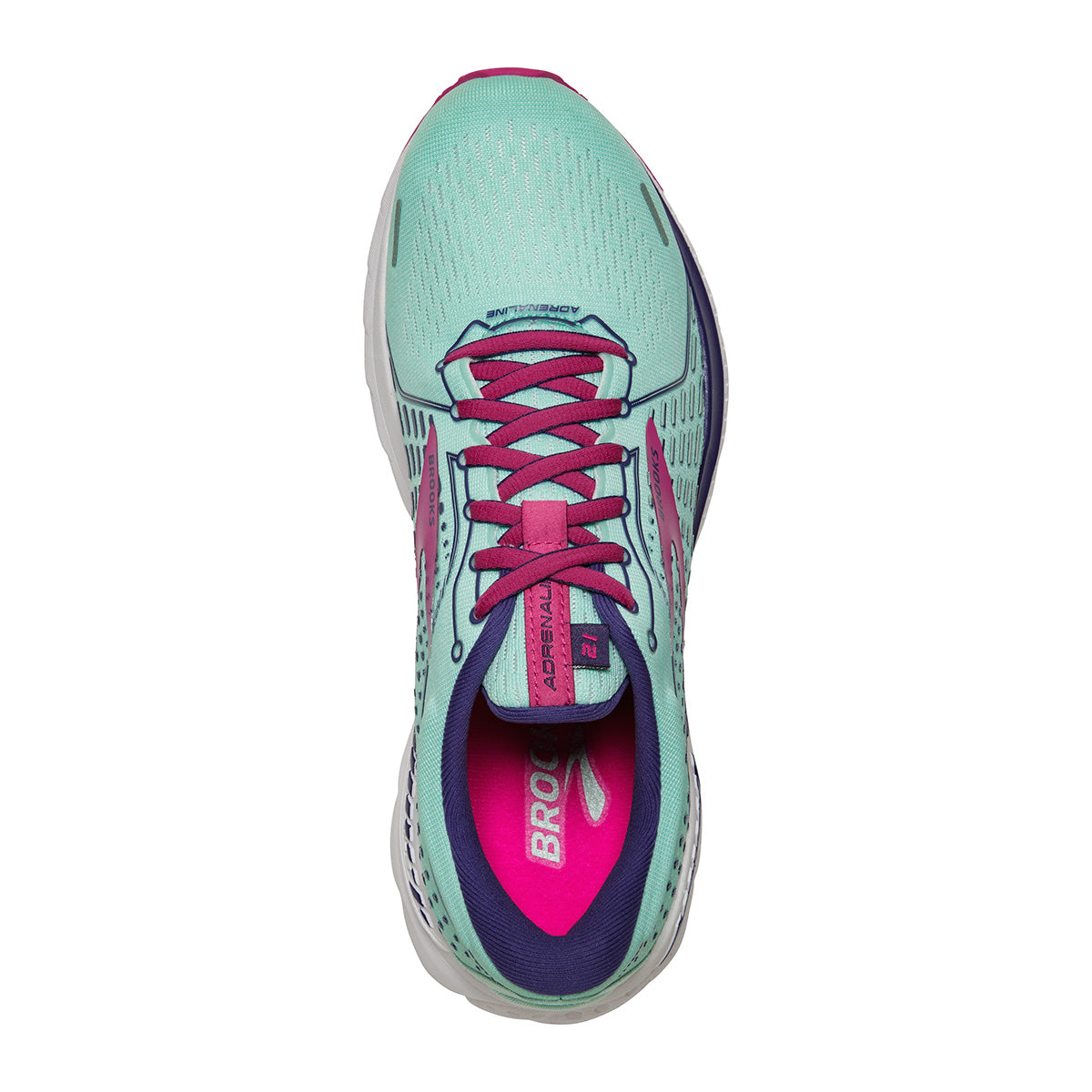 Brooks Adrenaline GTS 21 - Yucca - Navy Blue - Fuchsia – Fit2Run