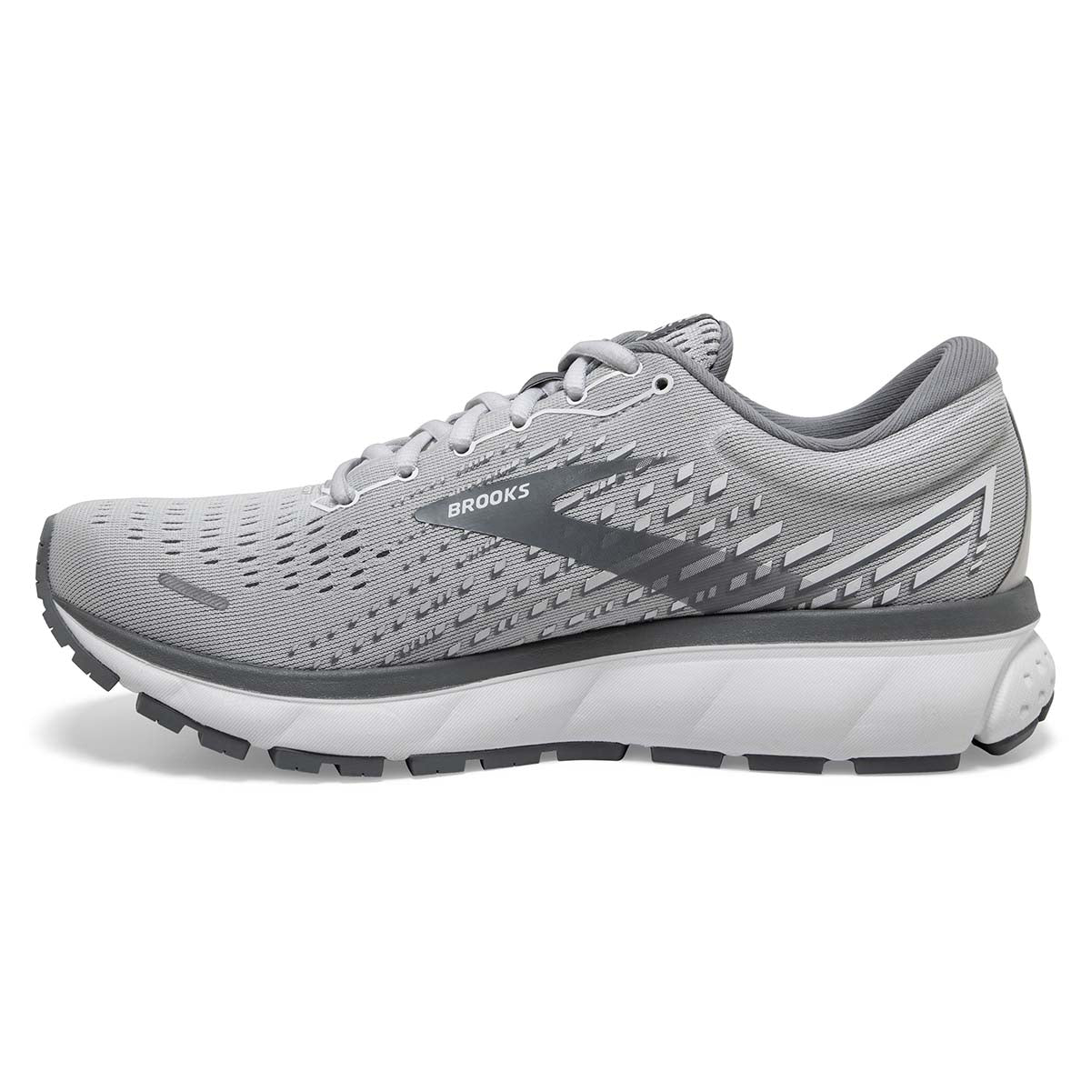 Brooks Ghost 13 - Alloy - Oyster - White