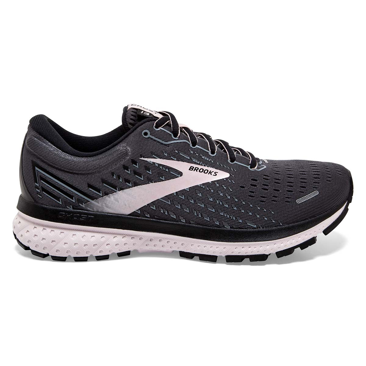 Brooks Ghost 13 - Black - Pearl - Hushed Violet