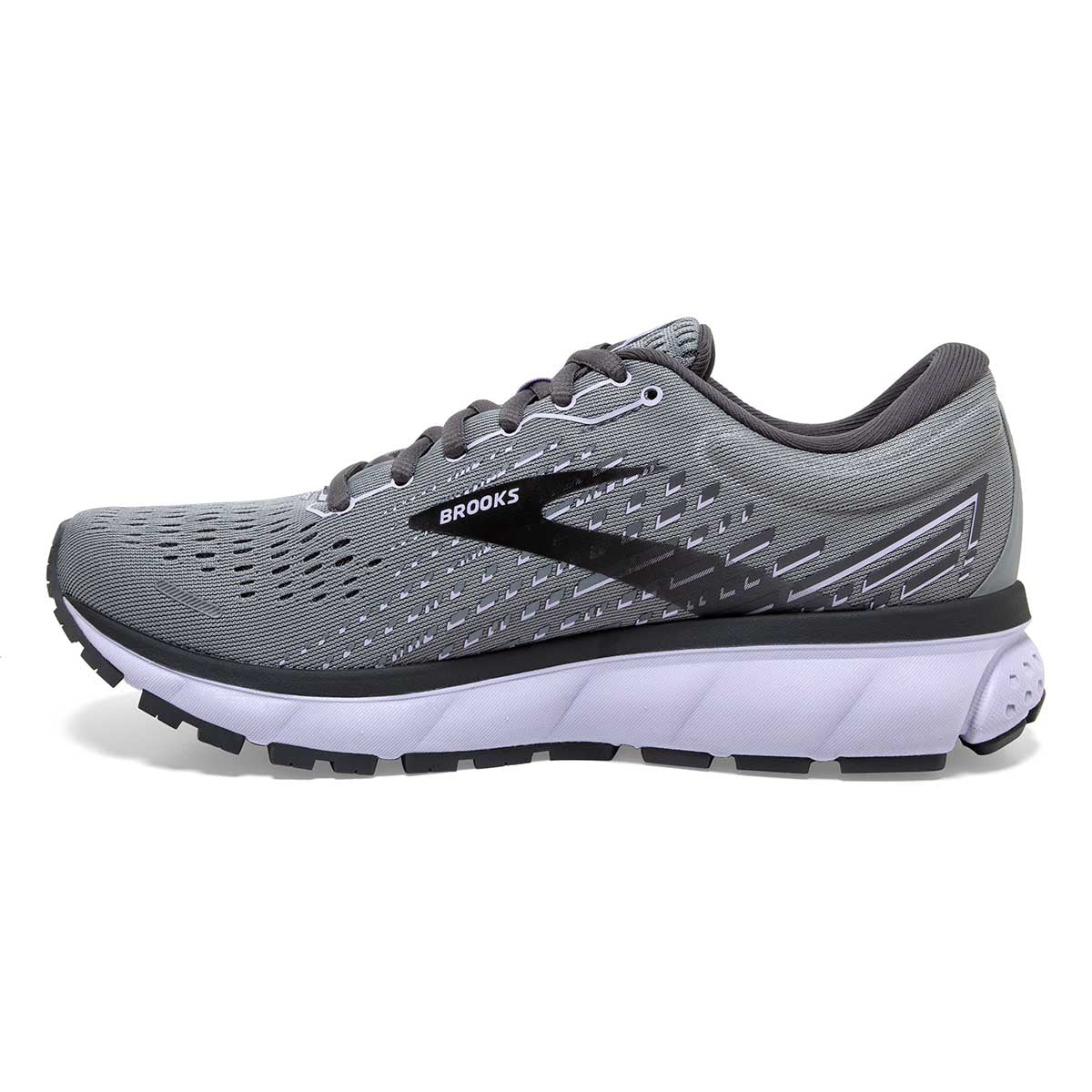 Brooks Ghost 13 - Grey - Blackened Pearl - Purple