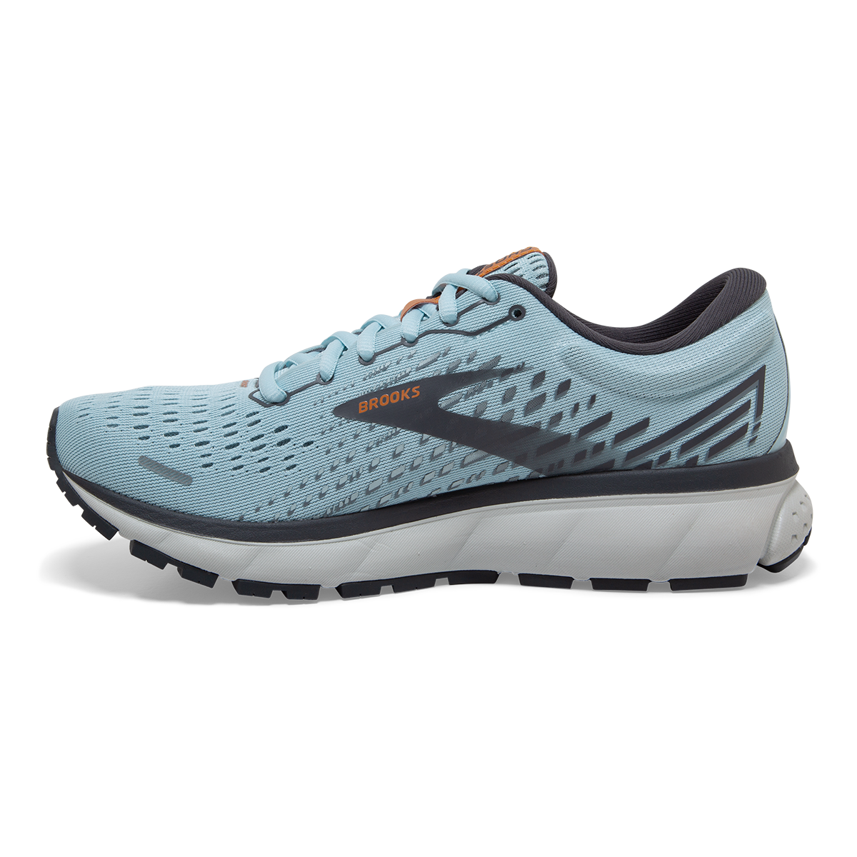 Brooks Ghost 13 - Light Blue - Blackened Pearl - White