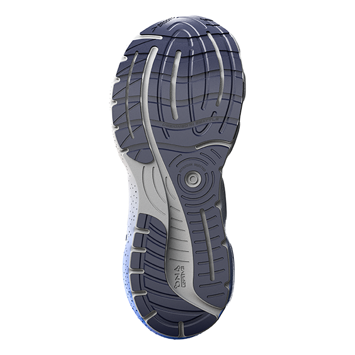 Brooks Glycerin GTS 20 - Peacoat - Blue - Pink