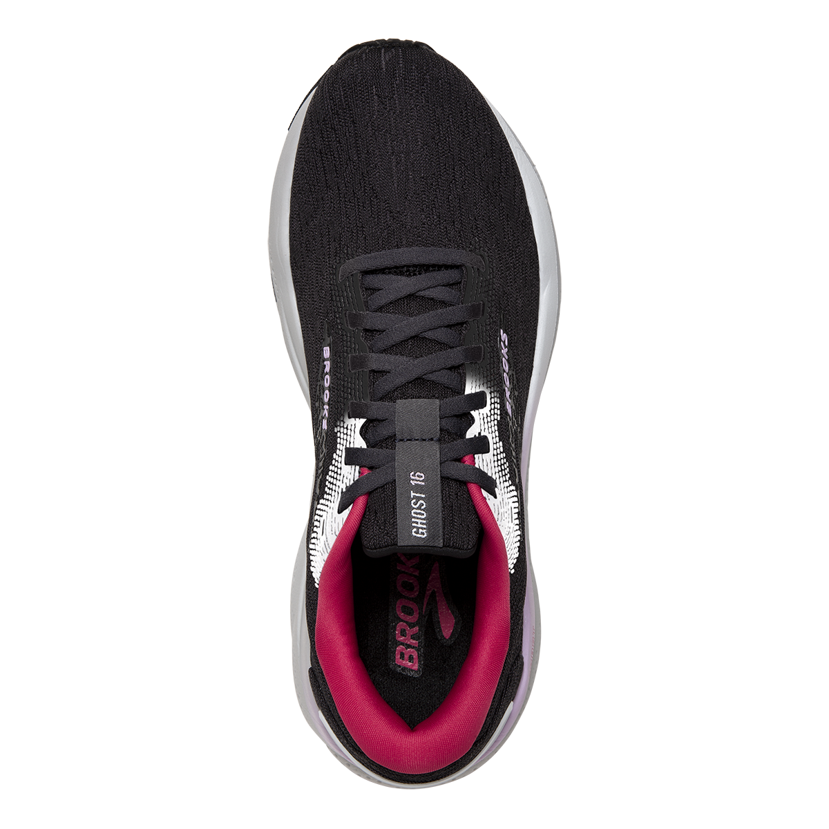 Brooks Ghost 16 - Black - Ebony - Raspberry