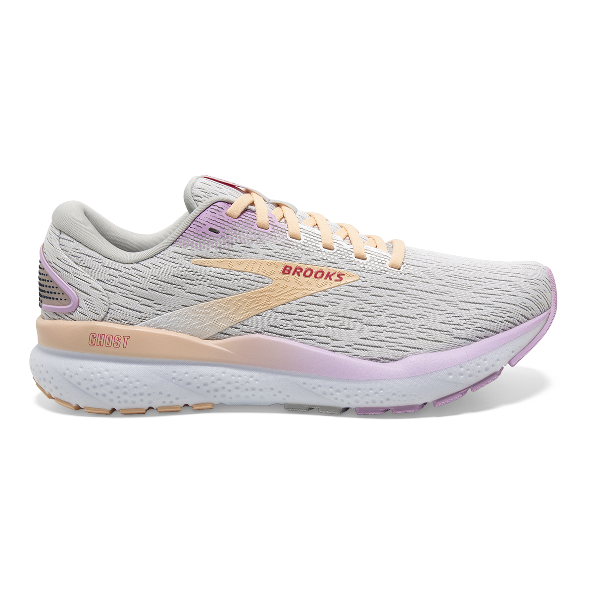 Brooks Ghost 16 - White - Grey - Orchid