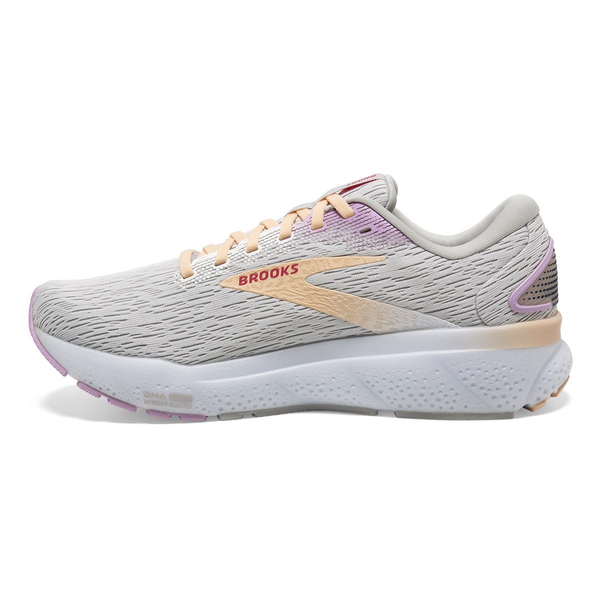 Brooks Ghost 16 - White - Grey - Orchid