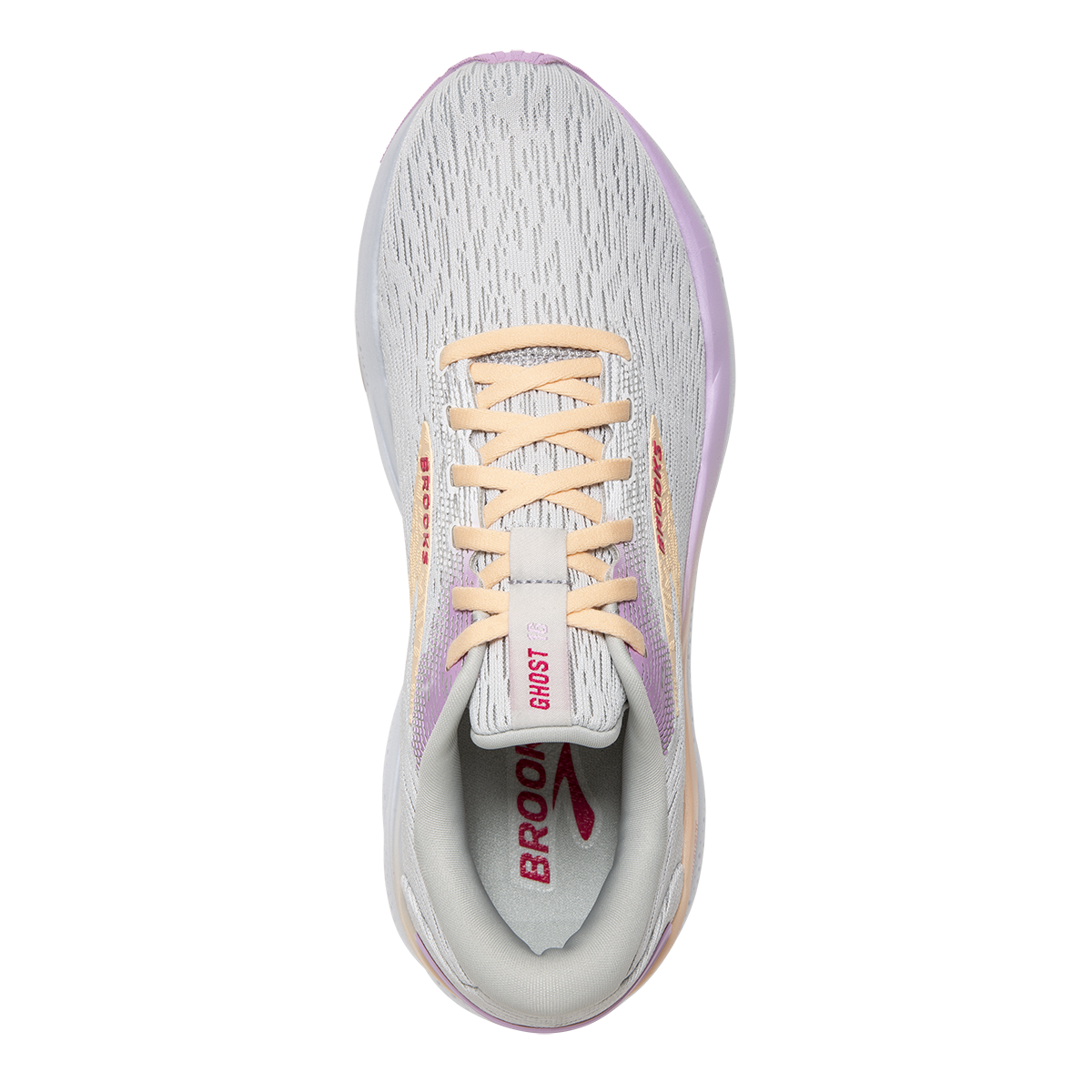 Brooks Ghost 16 - White - Grey - Orchid