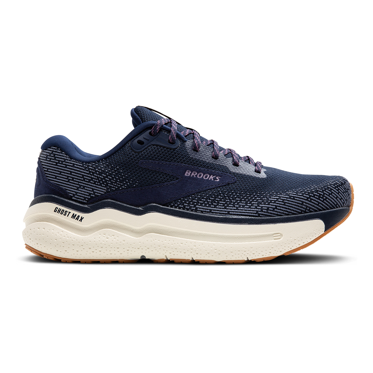 Brooks Ghost Max 2 - Peacoat - Orchid - Coconut Milk