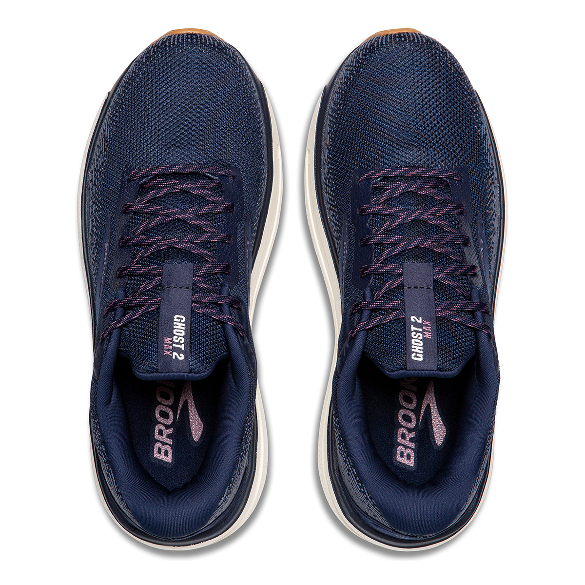 Brooks Ghost Max 2 - Peacoat - Orchid - Coconut Milk