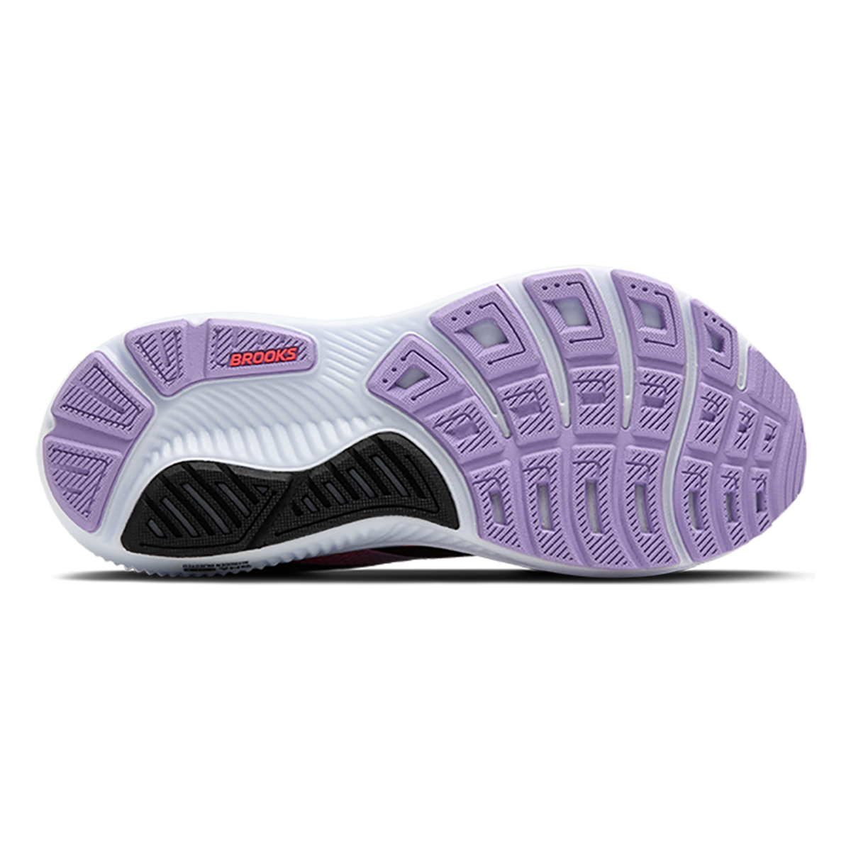 Brooks Ghost 17 Black - Purple - Coral
