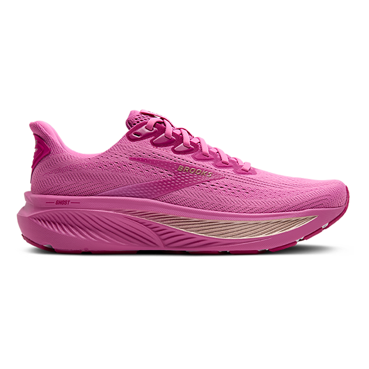 Brooks Ghost 17 Pink - Fuchsia - Gold
