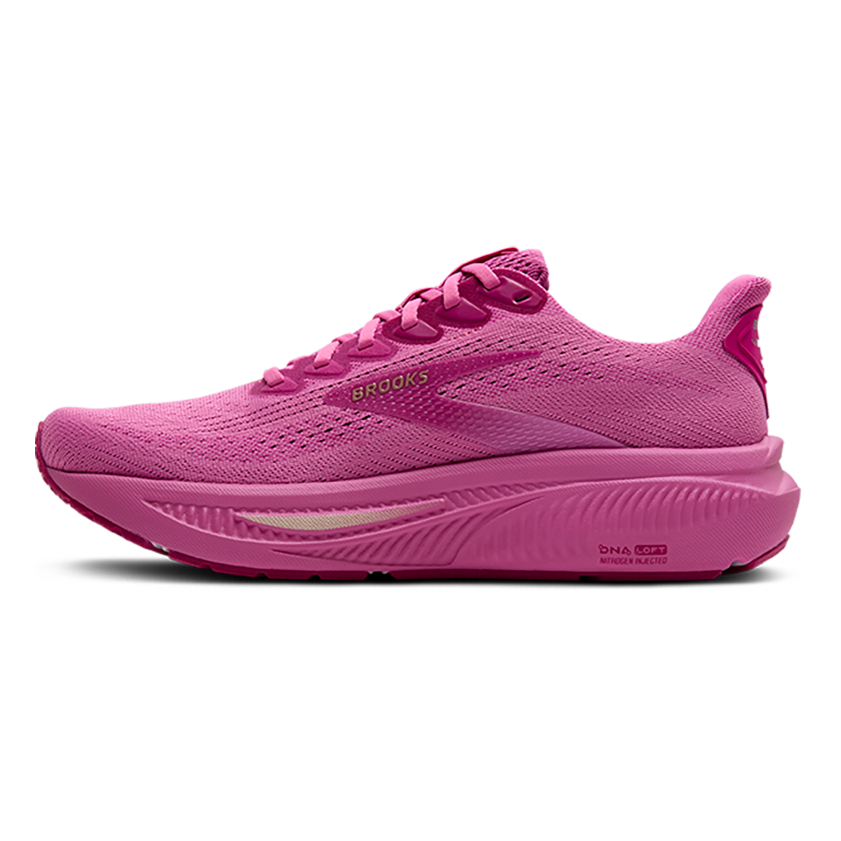 Brooks Ghost 17 Pink - Fuchsia - Gold