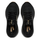 Brooks Adrenaline GTS 25 running shoes in Black/Biscuit, top view