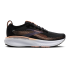 Brooks Adrenaline GTS 25 running shoe in Black/Peach/Mulled Grape, lateral view