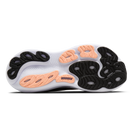 Brooks Adrenaline GTS 25 running shoes in Black/Peach/Mulled Grape, outsole view