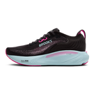 Brooks Adrenaline GTS 25 women's stability running shoes in Black/Cyber Pink/Iced Aqua, medial view