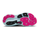 Brooks Adrenaline GTS 25 women's stability running shoes in Black/Cyber Pink/Iced Aqua, outsole view