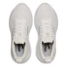 Brooks Adrenaline GTS 25 women's stability running shoes in White/White/Silver, top view