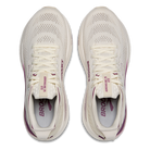 Brooks Adrenaline GTS 25 women's stability running shoes in Coconut/Argyle, top view