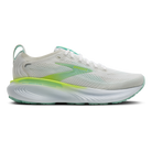 Brooks Adrenaline GTS 25 running shoe in White/Nightlife/Yucca, lateral view