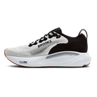 Brooks Adrenaline GTS 25 running shoe in White/Black/White, medial view