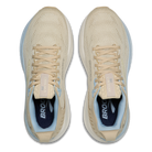Brooks Adrenaline GTS 25 running shoes in Sand/Coconut/Skyway, top view