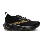 Brooks Glycerin 23 women's running shoe in Black/Asphalt/Iced Coffee, lateral view