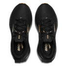 Brooks Glycerin 23 women's running shoes in Black/Asphalt/Iced Coffee, top view