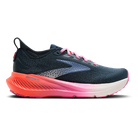 Brooks Glycerin 23 Nightlife Collection women's running shoe in Sea/Strawberry/Coral, lateral vie