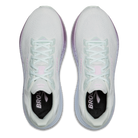 Brooks Ghost 18 Crystallized women's running shoes in Ice/White/Snow, top view