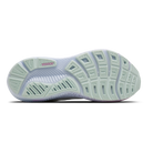 Brooks Ghost 18 Crystallized women's running shoe in Ice/White/Snow, outsole view