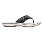 Clarks Brinkley Jazz women's sandal in Black Synthetic, lateral view