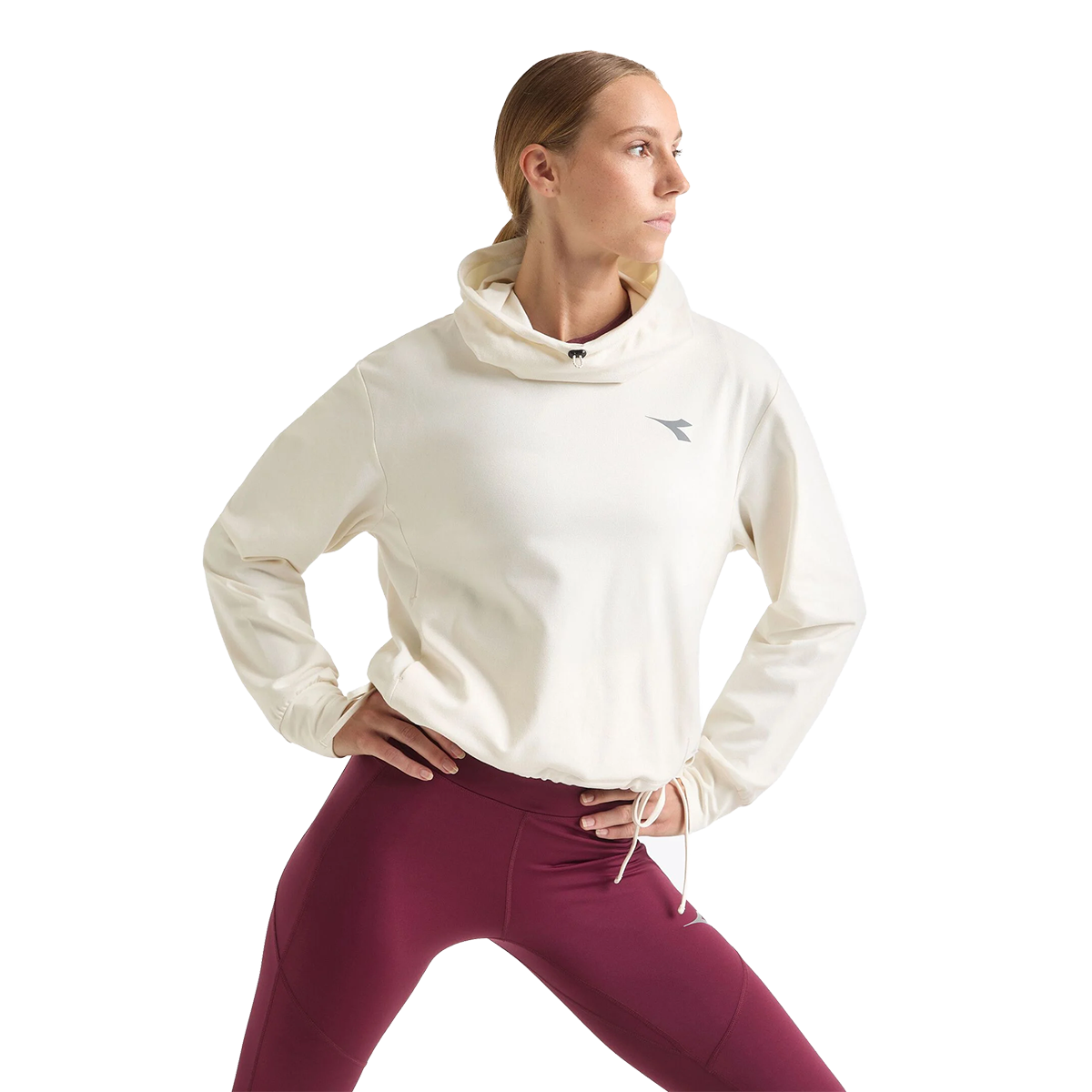 Diadora L. Jersey Pullover Hoodie Run Crew