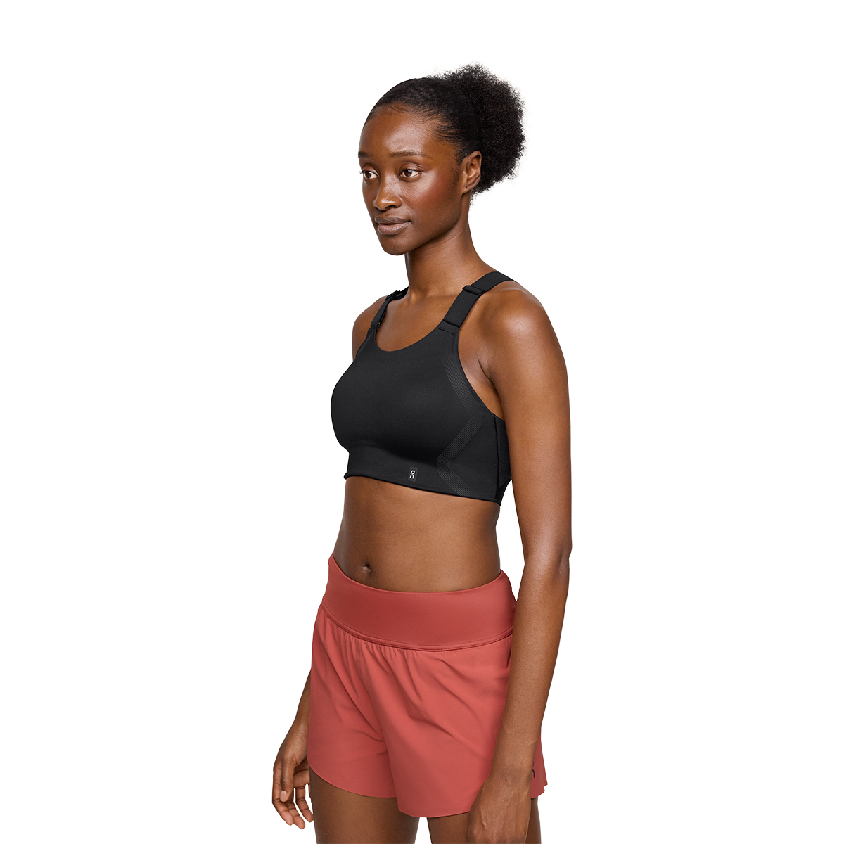 ON Performance Flex Bra Black   Black womens