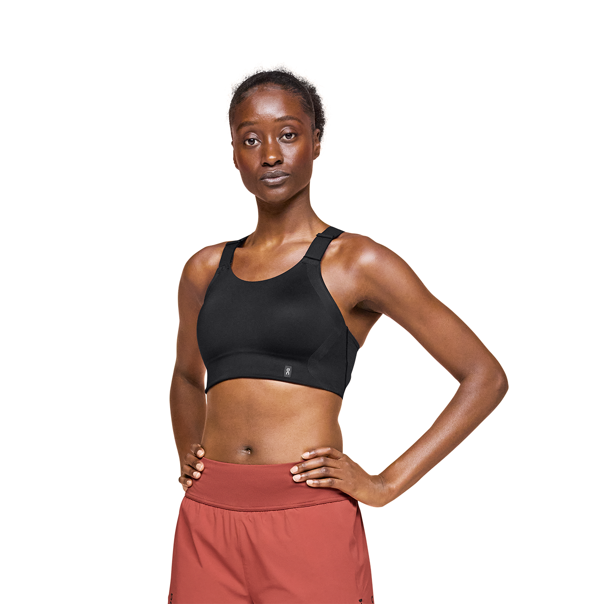 ON Performance Flex Bra Black   Black womens