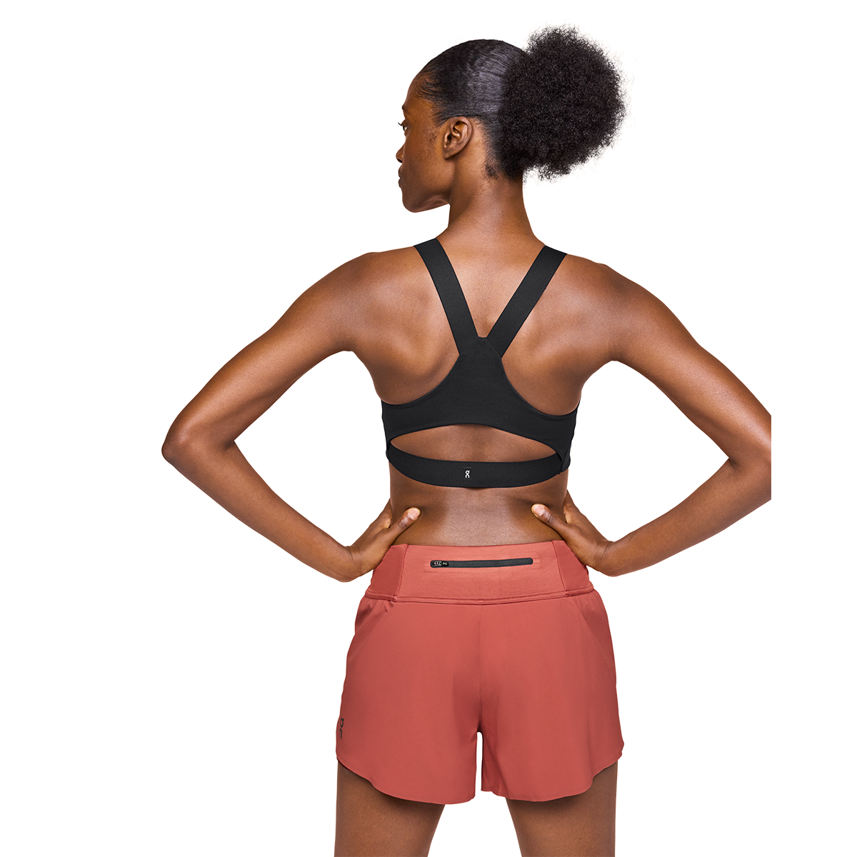 ON Performance Flex Bra Black   Black womens