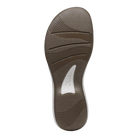 Clarks Breeze Piper women's sandal in White, outsole view