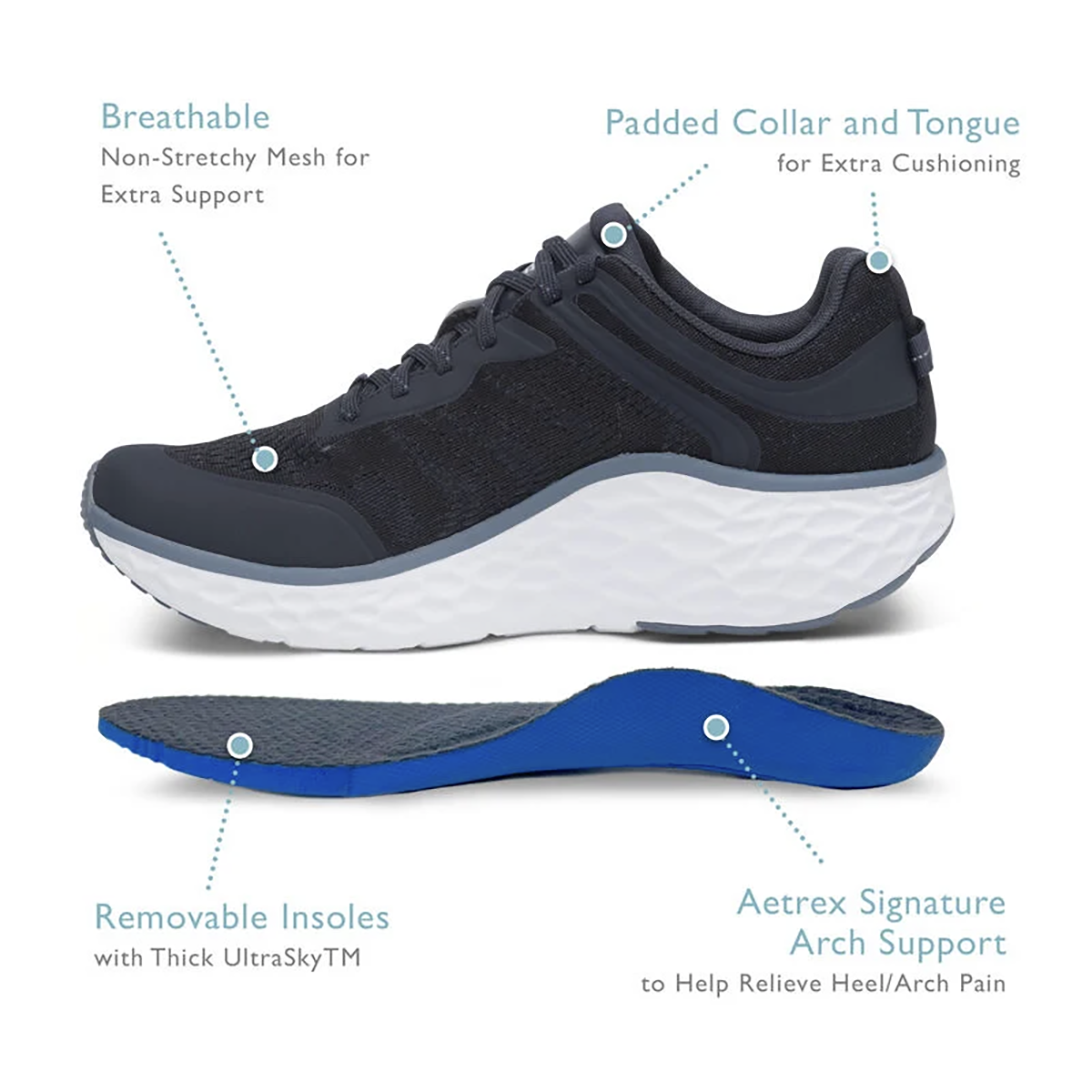 Aetrex Chase Lace Up