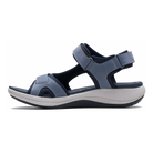 Clarks Mira Bay women's sandals in Denim/Blue, medial view