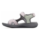 Clarks Mira Bay women's sandals in Grey/Green, medial view