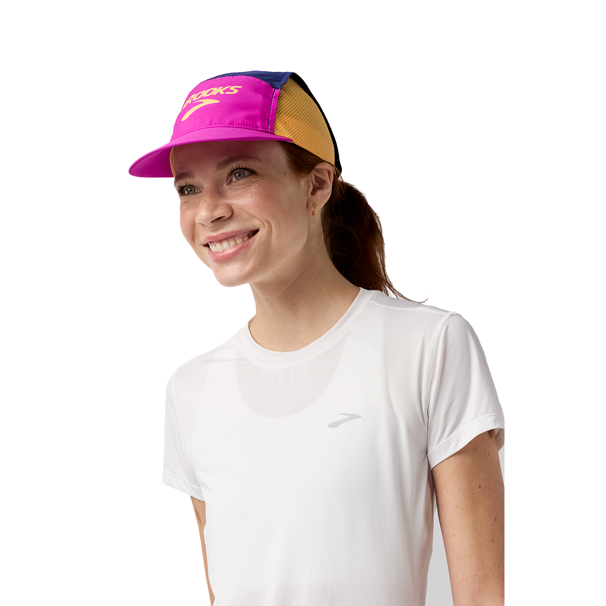 Brooks Propel Mesh Hat 2.0 Pink   Black Unisex